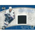 トッド・バーツッジ NHLカード Todd Bertuzzi 2005/06 Upper Deck Ice Frozen Fabrics