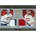 ヤン・ダニ / ホセ・セオドア NHLカード Yan Danis / Jose Theodore 2005/06 UD Rookie Update Rookie Inspirations Patch 19/25