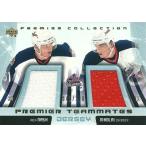 ナッシュ / ゼアリデフ NHLカード Rick Nash / Nikolai Zherdev 2003/04 UD Premier Collection Teammates 042/100