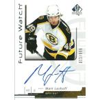 マット・ラショフ NHLカード Matt Lashoff 2006/07 SP Authentic Future Watch 011/999