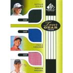 ガルビス/クリーマー/プレッセル GOLFカード Natalie Gulbis/Paula Creamer/Morgan Pressel 2012 SP Game Used Tour Gear Triple