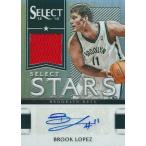 ブルック・ロペス NBAカード Brook Lopez 12/13 Select Select Stars Jersey Autographs Prizms 23/49