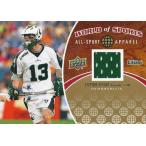 ステファン・バーガー ラクロスカード Stephen Berger 2010 Upper Deck World of Sports All-Sports Apparel Memorabilia