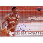 ダマー・ジョンソン NBAカード DerMarr Johnson 03/04 UD Finite Signatures