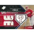 ジム・トーミ MLBカード Jim Thome 2003 SPx Winning Materials 195/250