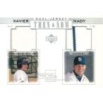 ゼイビア・ネイディ MLBカード Xavier Nady 2001 UD Pros &amp; Prospects Then &amp; Now Dual Jersey