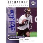 フレッド・ギブソン NFLカード Fred Gibson 2005 UD Foundations Signature Foundations Silver