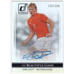 ディルク・カイト 2015 Panini Donruss The Beautiful Game Signatures Auto Silver 132/199 直筆サインカード / Dirk Kuyt