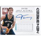 ジェフ・ウィジー 2013/14 Panini Elite New Breed Auto Jersey 394/599 Jeff Withey