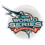【フロリダ マーリンズ】 MLB 2003ワールドシリーズ優勝記念 ロゴパッチ (メジャーリーグ) (野球) (Florida Marlins) (Logo Patch)