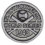 【ニューヨーク ヤンキース】 1943ワールドシリーズ優勝記念ロゴパッチ (New York Yankees) (MLB) (メジャーリーグベースボール) (World Series)