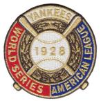 【ニューヨーク ヤンキース】 1928ワールドシリーズ優勝記念ロゴパッチ (New York Yankees) (MLB) (メジャーリーグベースボール) (World Series)