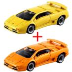 トミカプレミアム 15 ランボルギーニ ディアブロ SV  (通常版 イエロー＋発売記念仕様 オレンジ) 2台セット