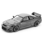POP RACE 1/64 日産 スカイライン R33 GT-R ダーククローム