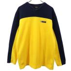 NAUTICA Nautica USA производства длинный рукав боа свободный стрейнер M желтый мужской б/у одежда б/у 