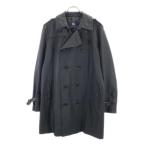 BURBERRY Burberry три . association в клетку шелк тренчкот L серый серия мужской б/у одежда б/у 