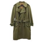 Burberrys Burberry z80s 90s Old тренчкот L хаки мужской б/у одежда б/у 