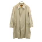 Burberrys Burberry z80s Британия производства Vintage длинный рукав подкладка имеется пальто с отложным воротником оттенок бежевого мужской б/у одежда б/у 