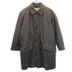 BURBERRY Burberry сделано в Японии три . association 2WAY с хлопком пальто с отложным воротником M хаки обратная сторона noba проверка мужской б/у одежда б/у 