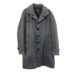 BURBERRY BLACK LABEL Burberry Black Label три . association тренчкот L серый серия обратная сторона стеганое полотно мужской б/у одежда б/у 