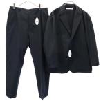 mellow people не использовался me low People костюм верх и низ выставить L чёрный tailored jacket длинные брюки мужской б/у одежда б/у 