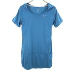 NIKE Nike бег короткий рукав одежда M бледно-голубой женский б/у одежда б/у 