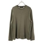 nano universe Nano Universe сделано в Японии свитер с длинным рукавом M оттенок зеленого вязаный мужской б/у одежда б/у 