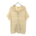  Gelato Pique мульти- окантовка короткий рукав sm-z.- Zip Parker F оттенок белого gelato pique салон одежда jelapike женский б/у одежда б/у 