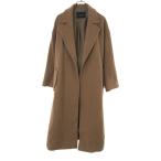 green label relaxing зеленый этикетка сирень расческа ng шерсть Пальто Честерфилд 36 оттенок коричневого UNITED ARROWS женский б/у одежда б/у 