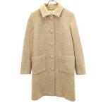 BEAUTY&amp;YOUTH UNITED ARROWS вид ti and Youth United Arrows сделано в Японии шерсть Blend пальто с отложным воротником M оттенок бежевого женский б/у одежда б/у 