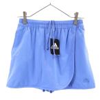  не использовался adidas Adidas 90s Descente производства Logo вышивка теннис мини длина юбка L голубой внутренний брюки есть юбка женский б/у одежда б/у 