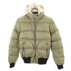 DUVETICA デュベティカ ダウンジャケット 42 カーキ系 フリースフード レディース 古着 中古