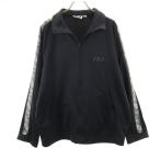 FILA filler Old длинный рукав джерси жакет XL черный обратная сторона ворсистый мужской б/у одежда б/у 