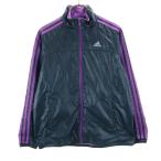 adidas Adidas спортивная куртка S темно-синий обратная сторона tricot женский б/у одежда б/у 