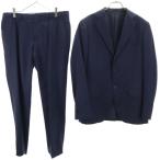 martinique Martini -k сделано в Японии PERENNIAL SUPER 110*S костюм верх и низ выставить 3 темно-синий мужской б/у одежда б/у 