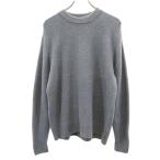 URBAN RESEARCH DOORS Urban Research дверь z свитер с длинным рукавом 40 оттенок голубого вязаный мужской б/у одежда б/у 