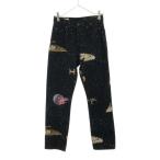  Levi's premium 501 STAR WARS Galaxy принт укороченные брюки w24 черный кнопка fly женский б/у одежда б/у 