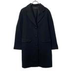 IENA Iena сделано в Японии шелк Blend Пальто Честерфилд 38 черный женский б/у одежда б/у 