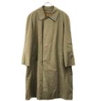 Burberrys Burberry z90s Old пальто с отложным воротником 92-170 бежевый покрывало подкладка есть обратная сторона в клетку мужской б/у одежда б/у 