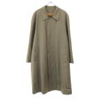 Burberrys Burberry z90s шелк . Old пальто с отложным воротником 94-175-6 оттенок бежевого покрывало подкладка есть обратная сторона в клетку мужской б/у одежда б/у 