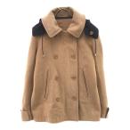 LACOSTE Lacoste шерсть Blend длинный бушлат 38 бежевый женский б/у одежда б/у 