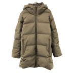 ユニクロ シームレス ダウンコート S ベージュ UNIQLO メンズ 古着 中古