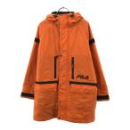 FILA filler Old f-ti- нейлон с хлопком жакет M orange мужской б/у одежда б/у 