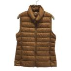 UNIQLO ユニクロ ウルトラライト ダウンベスト M ブラウン レディース 古着 中古