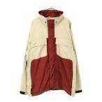 BURTON Barton сноуборд длинный рукав одежда M бежевый × красный snow защита мужской б/у одежда б/у 