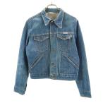 ラングラー 70s USA製 ヴィンテージ 124MJ デニムジャケット 18 ウォッシュブルー Wrangler ジージャン トラッカー レディース 古着 中古