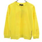 ショッピングハイドロゲン HYDROGEN ハイドロゲン スカル 長袖 スウェット トレーナー 12 イエロー キッズ 古着 中古