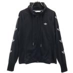 adidas Adidas спортивная куртка L чёрный джерси женский б/у одежда б/у 