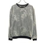 ショッピングzara ZARA MAN ザラマン 長袖 シアー スウェット 38 ブラック系 メンズ 古着 中古