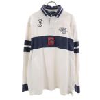 Polo by Ralph Lauren Polo bai Ralph Lauren длинный рукав Rugger рубашка XXL белый большой размер патрубок patch мужской б/у одежда б/у 